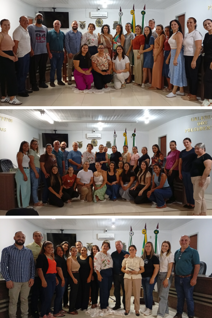 Prefeito Edelir Ribeiro e Secretaria Municipal de Educação e Cultura realizam cerimônia de posse de diretoras escolares e abrem a Semana Pedagógica em Mato Rico